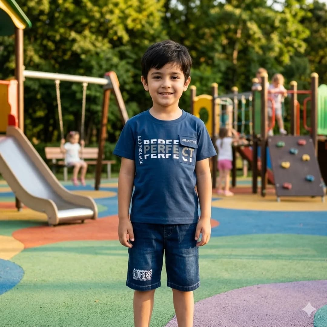 Children wearing WONKA Kids products 1